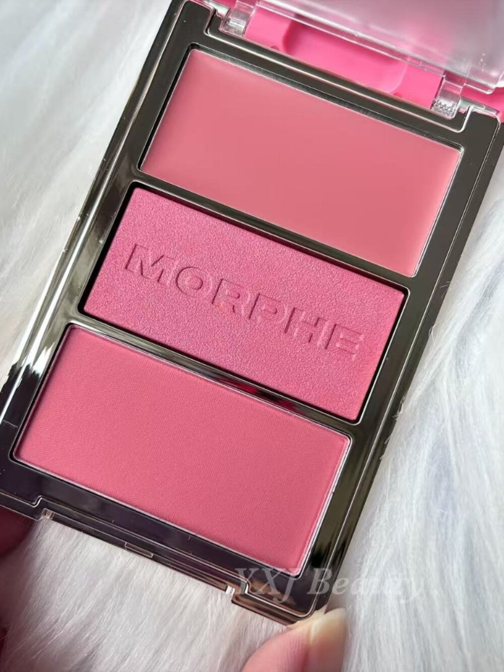 New Morphe Cheek Thrills Multi-Finish Face Trio~Blind Date~Full Size 10.8 g/0.38